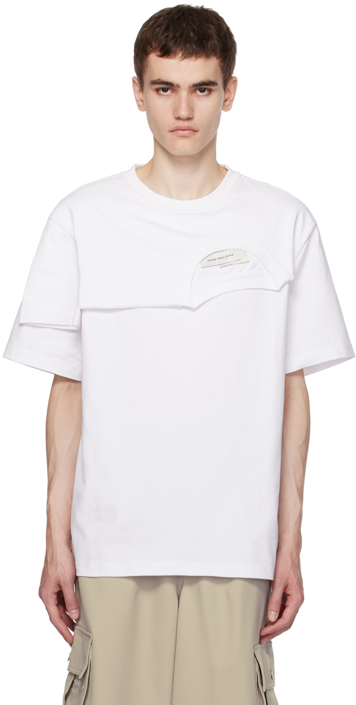 Feng Chen Wang: White Layered T-Shirt | SSENSE
