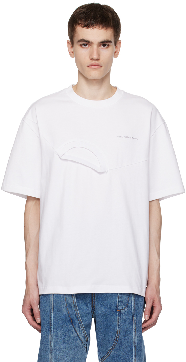 Feng Chen Wang White Layered T-shirt
