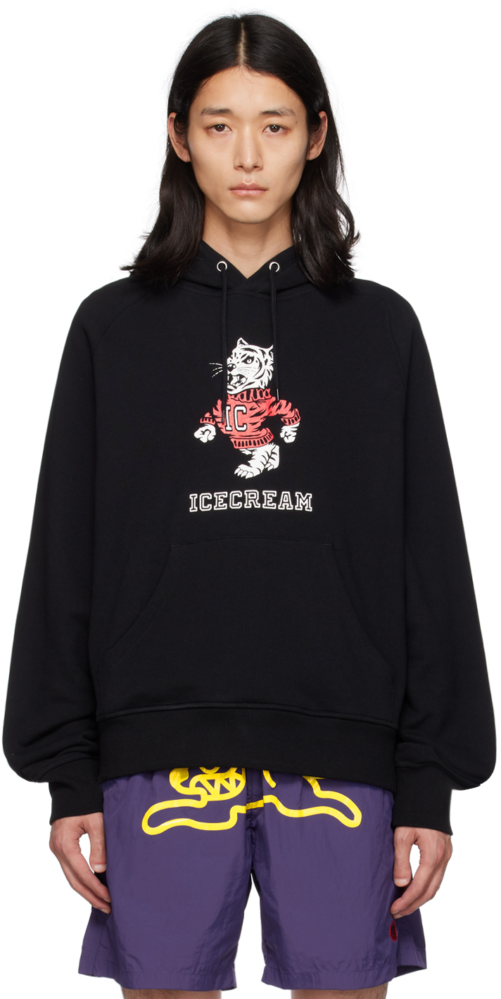 Icecream Black Mascot Hoodie