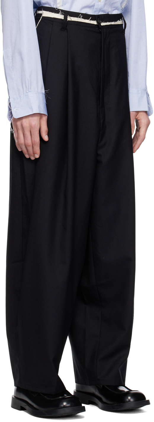 Camiel Fortgens Black XXL Trousers | Smart Closet