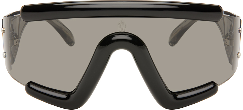 Moncler: Black Lancer Sunglasses | SSENSE