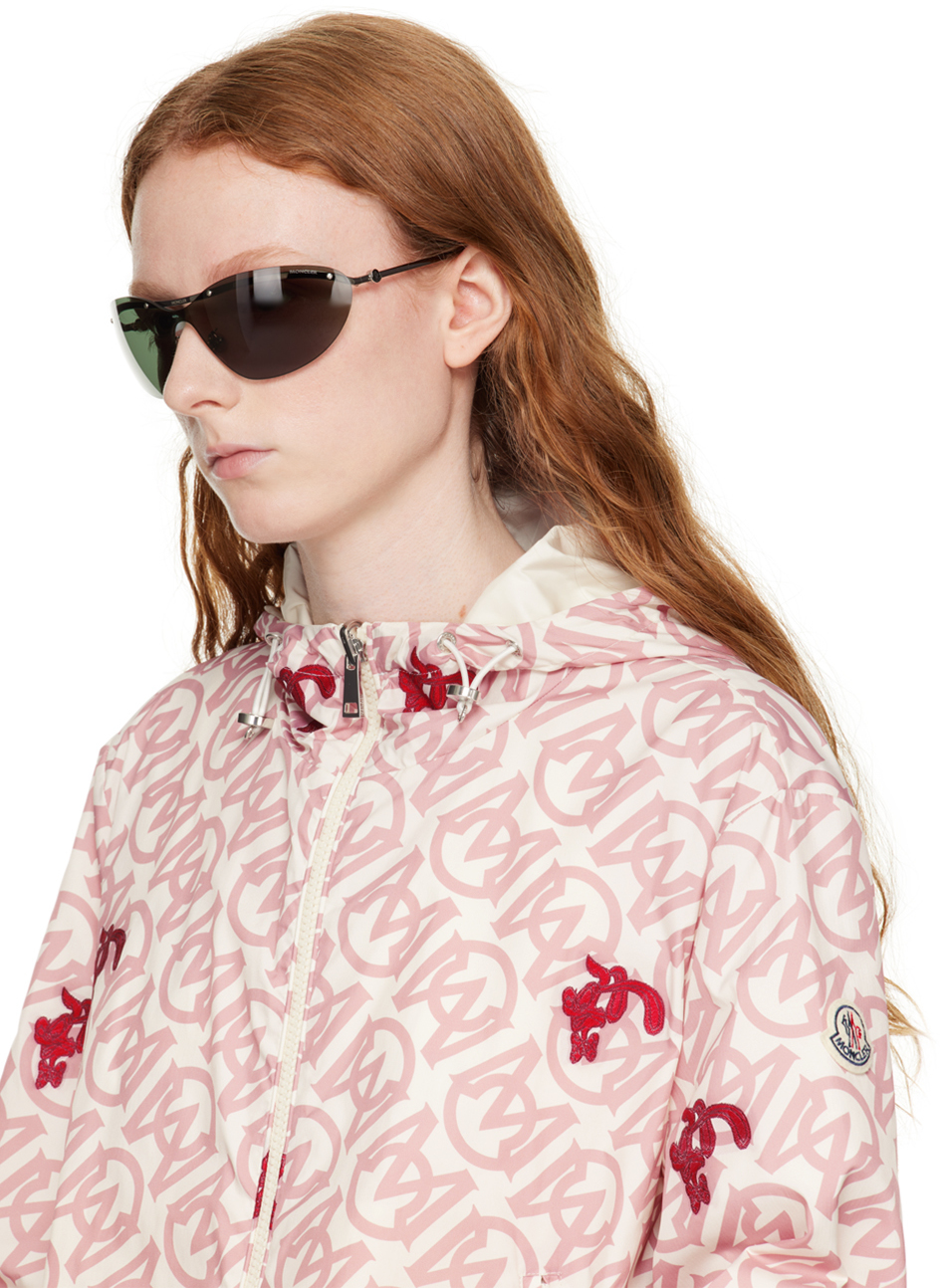 MONCLER SILVER CARRION SUNGLASSES 