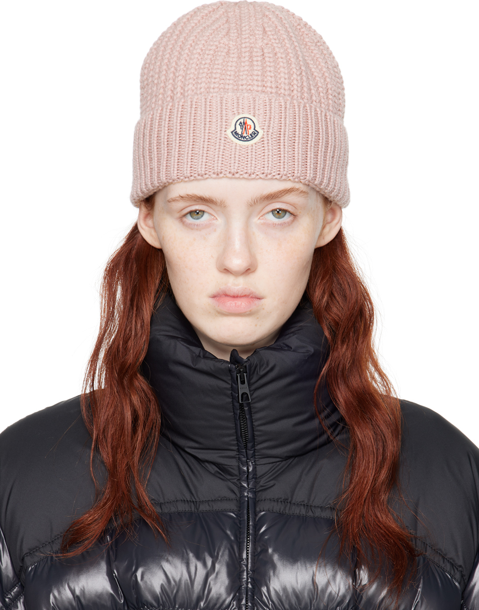 Pink Patch Beanie