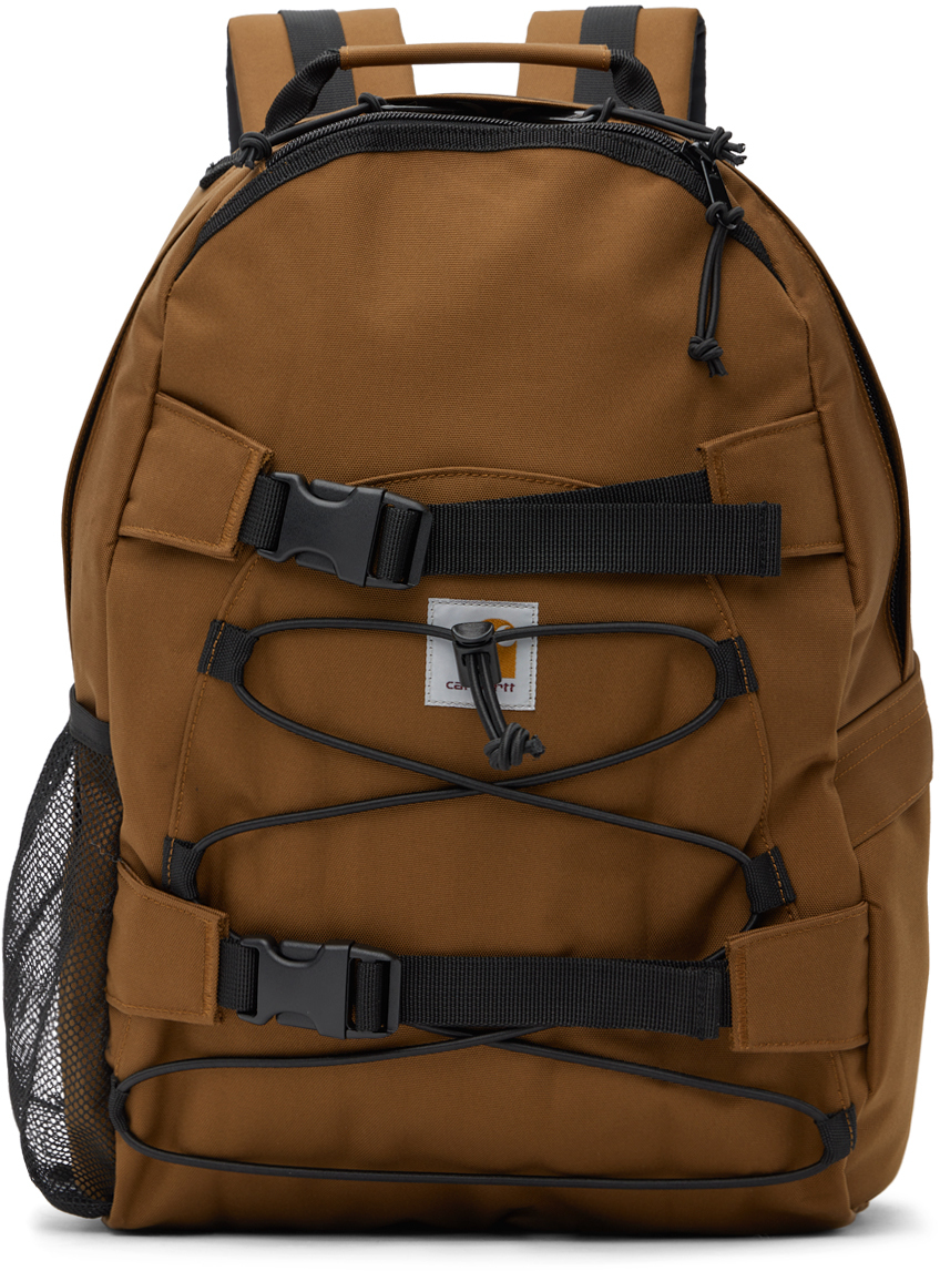 Carhartt Work In Progress: Brown Kickflip Backpack | SSENSE Canada