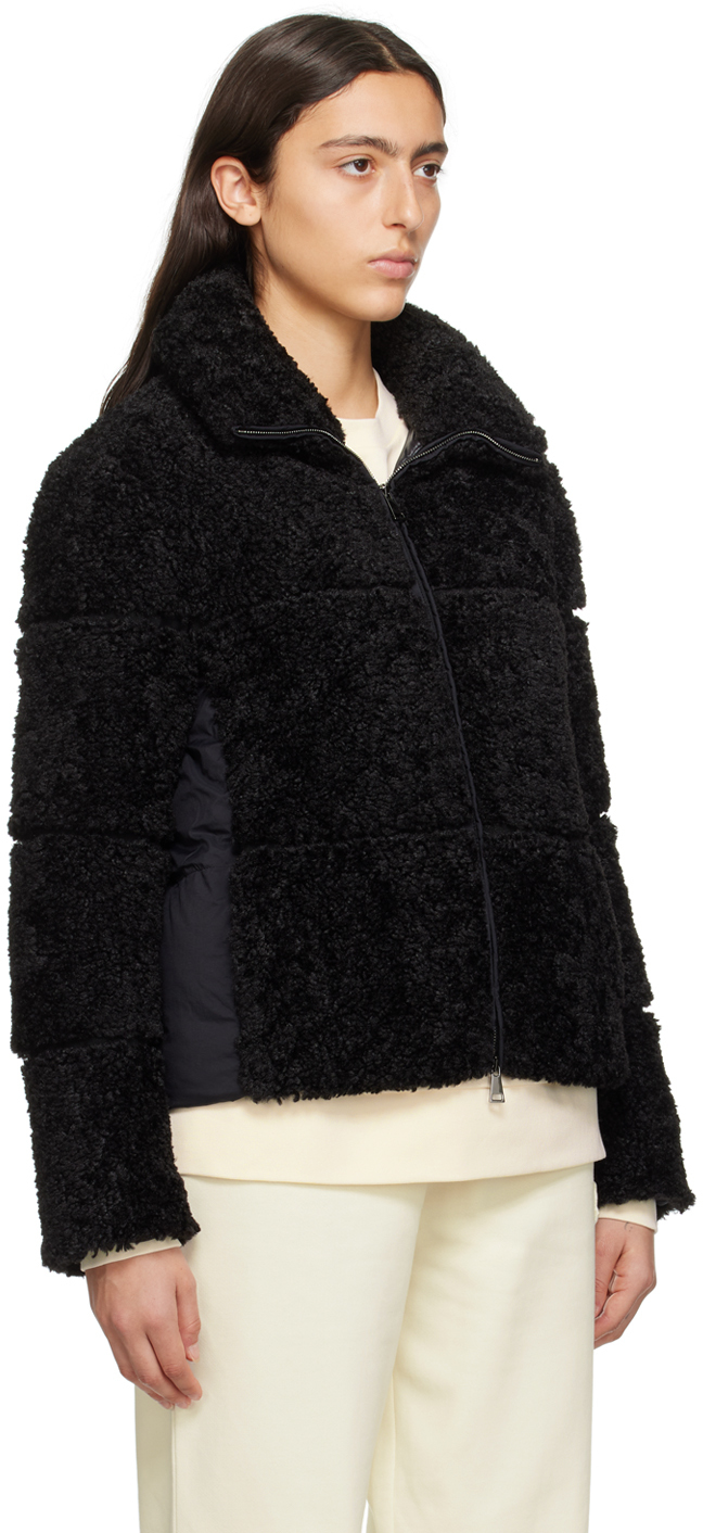 Shop Moncler Black Segura Down Jacket In 999 Black