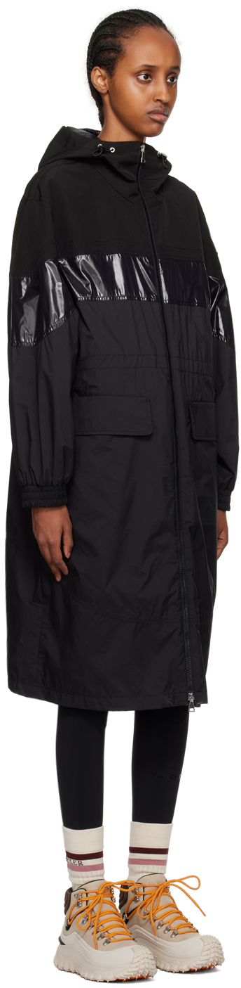 MONCLER BLACK ELORN COAT