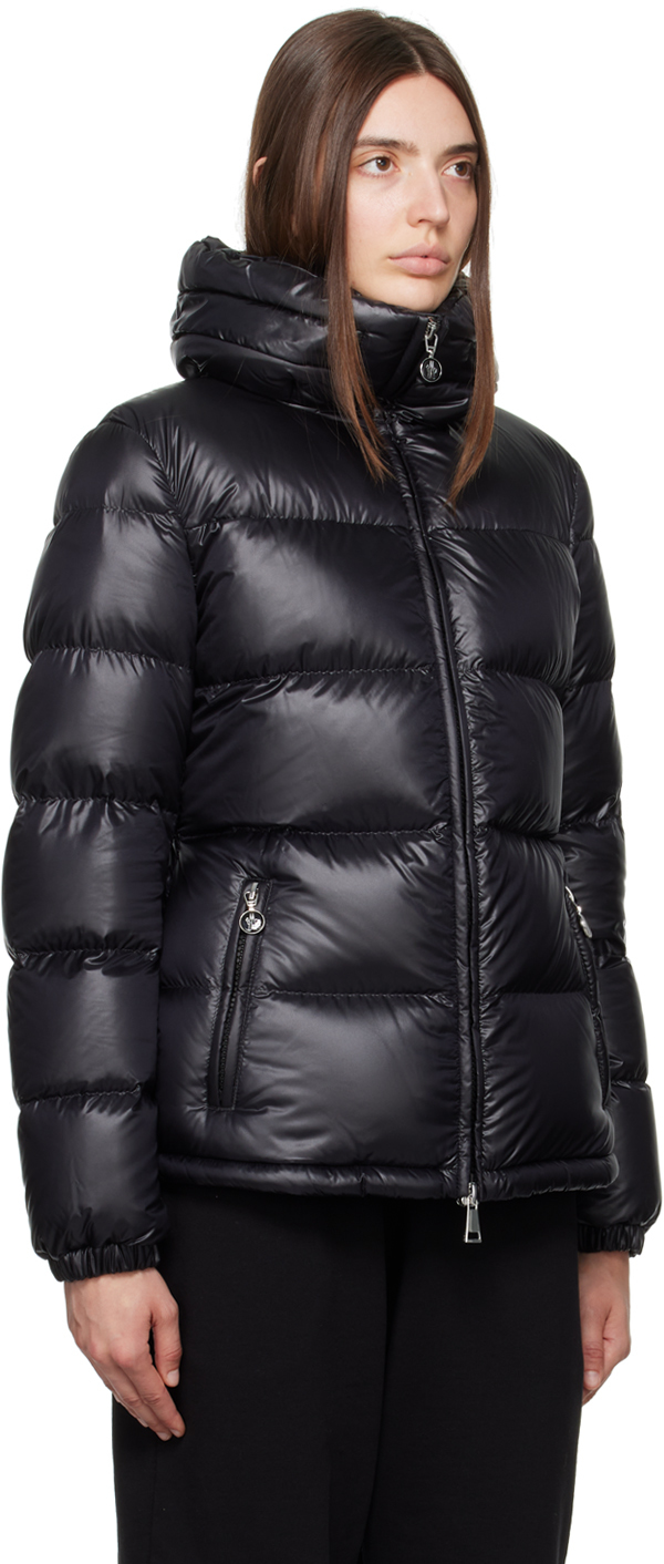 Shop Moncler Black Duoro Down Jacket In 999 Black