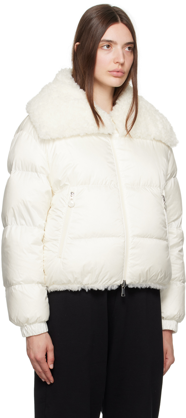 MONCLER WHITE MURRAY REVERSIBLE DOWN JACKET