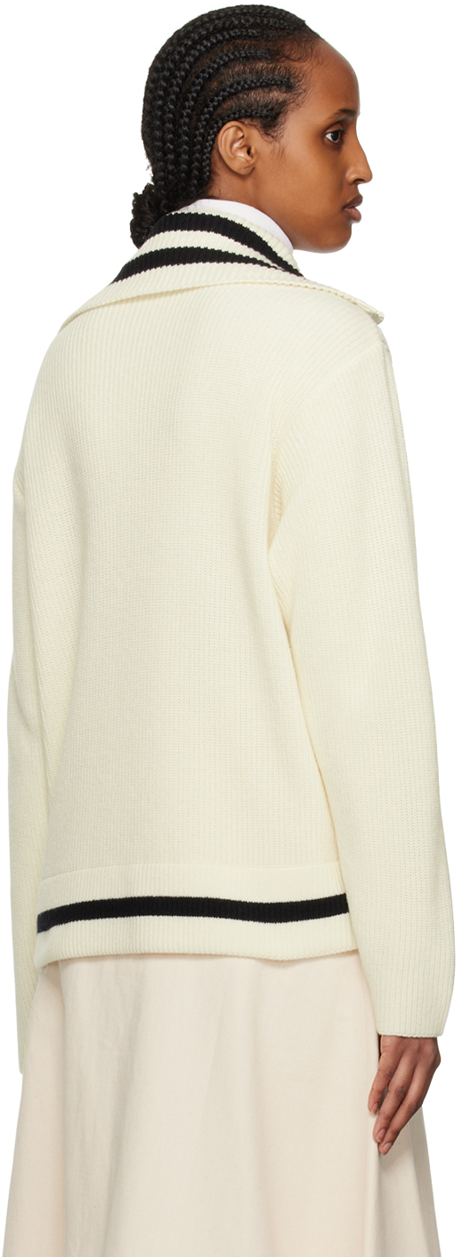Moncler White Padded Jacket In P09 White