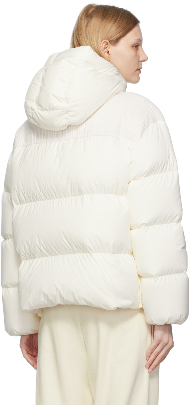 Moncler White Jaseur Down Jacket In 34 White