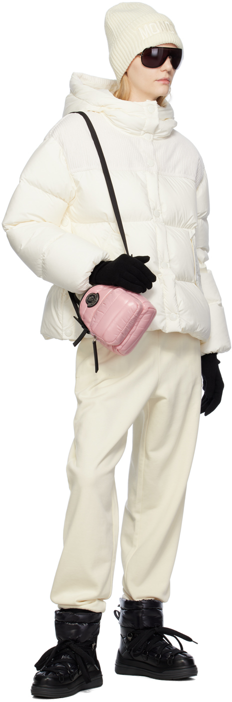 Moncler White Jaseur Down Jacket In 34 White