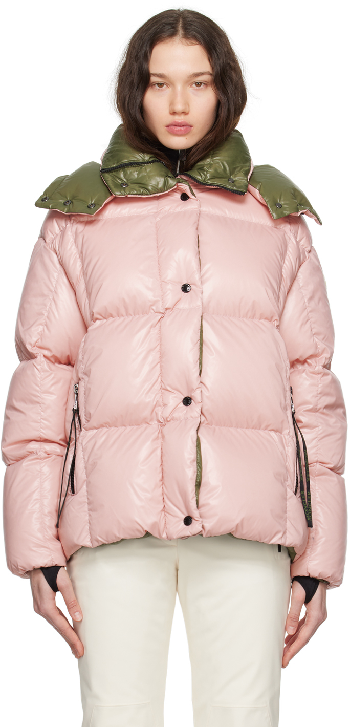 Shop Moncler Pink Parana Down Jacket In 51a Pink