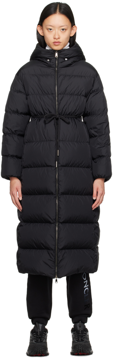 MONCLER BONDREE ロングダウンジャケット Moncler: Black Bondree Down Jacket | SSENSE