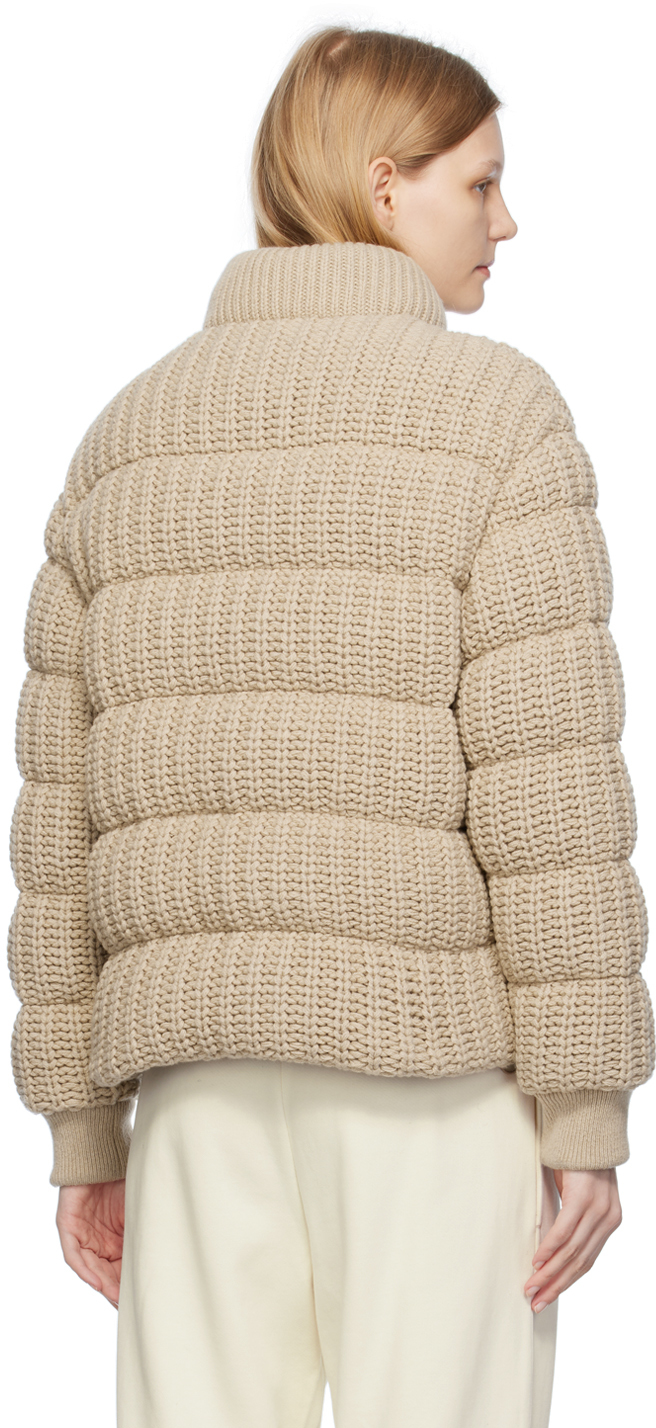 Moncler Leiothrix Cashmere-blend Down Jacket In 210 Pink