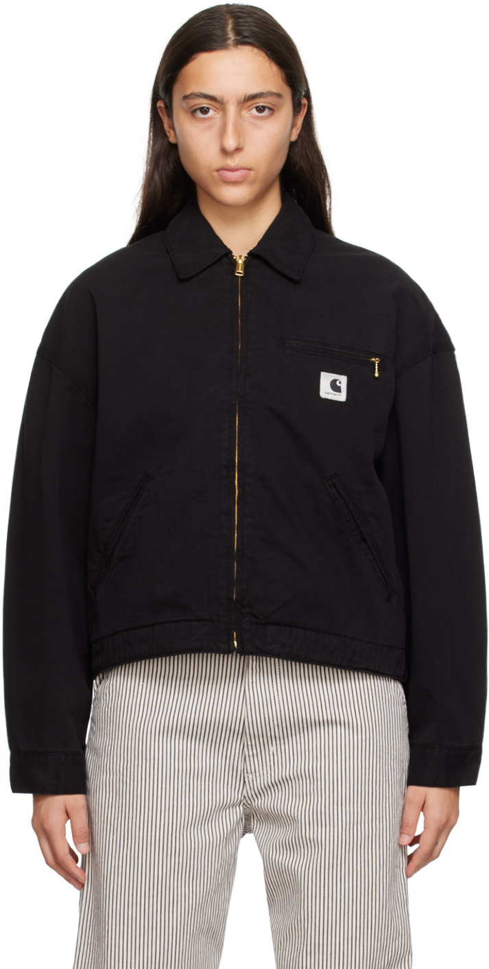 carhartt black zip jacket