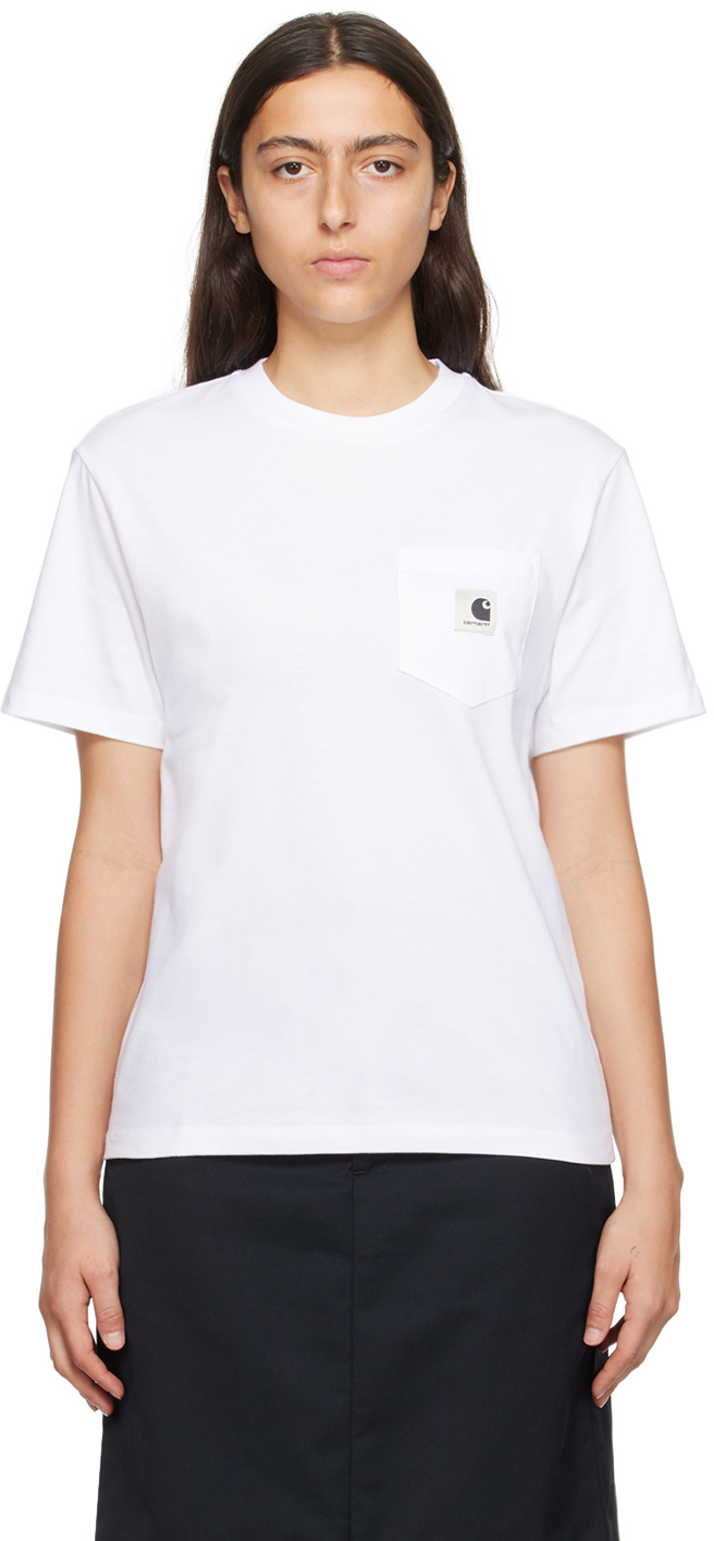 Carhartt S/s Pocket 棉t恤 In White