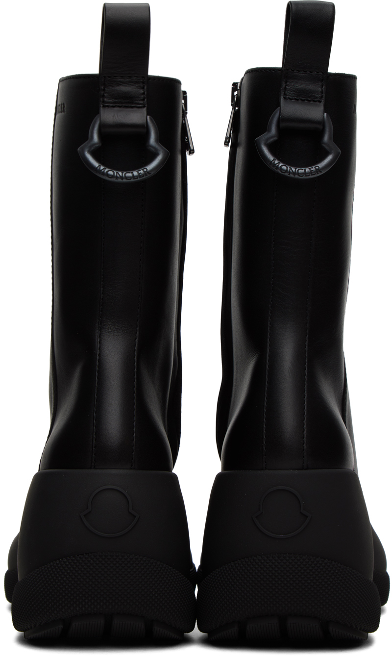 MONCLER BLACK RESILE BOOTS