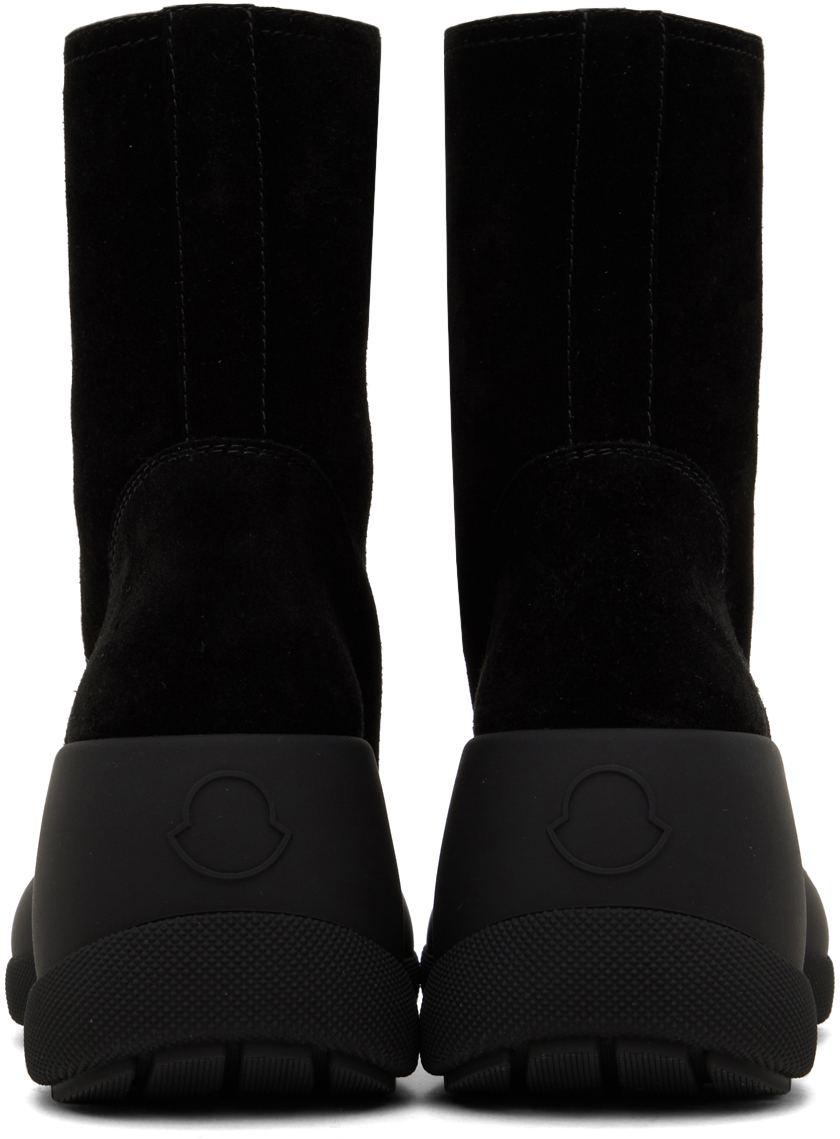 MONCLER BLACK RESILE TREK BOOTS
