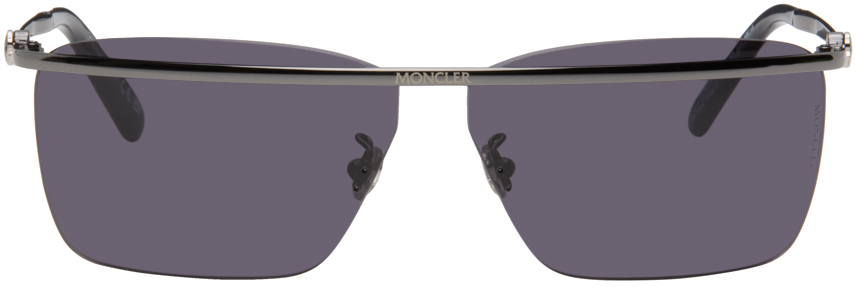 Moncler Gunmetal Niveler Sunglasses