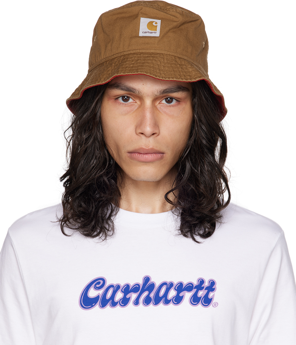 Shop Carhartt Brown Heston Hat In 1ob Hamilton Brown /