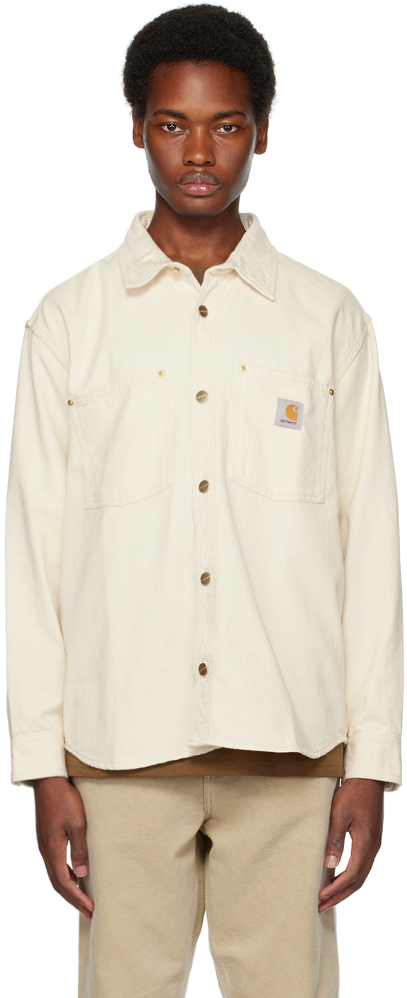Shop Carhartt Off-white Derby Jacket In 05 Natural
