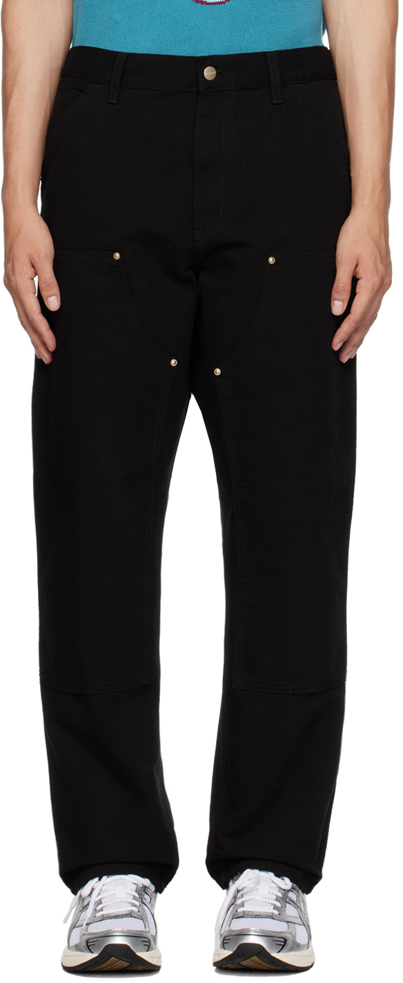 Black Double Knee Trousers