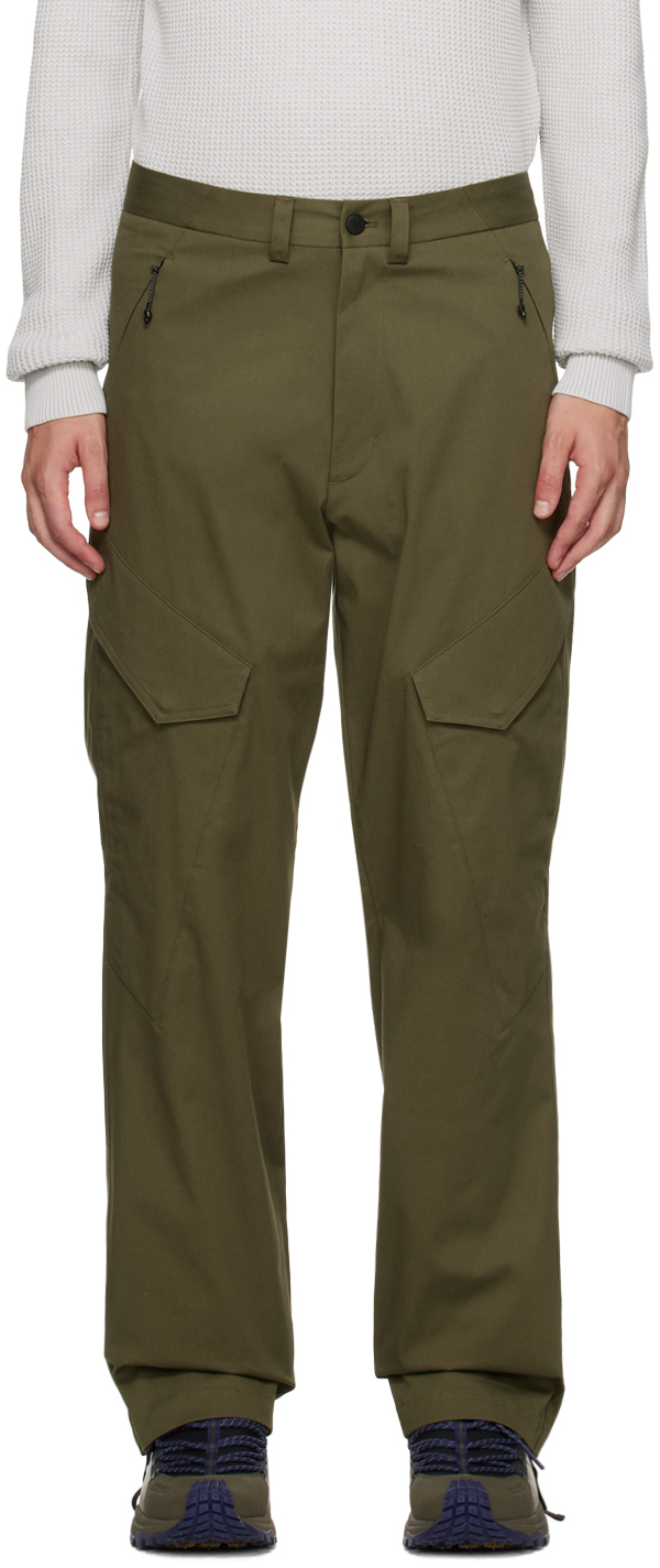 Moncler: Green Patch Cargo Pants | SSENSE