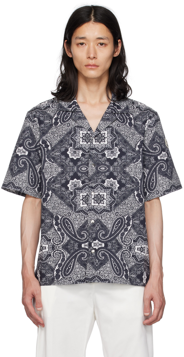 Moncler bandana-print short-sleeved Shirt - Farfetch