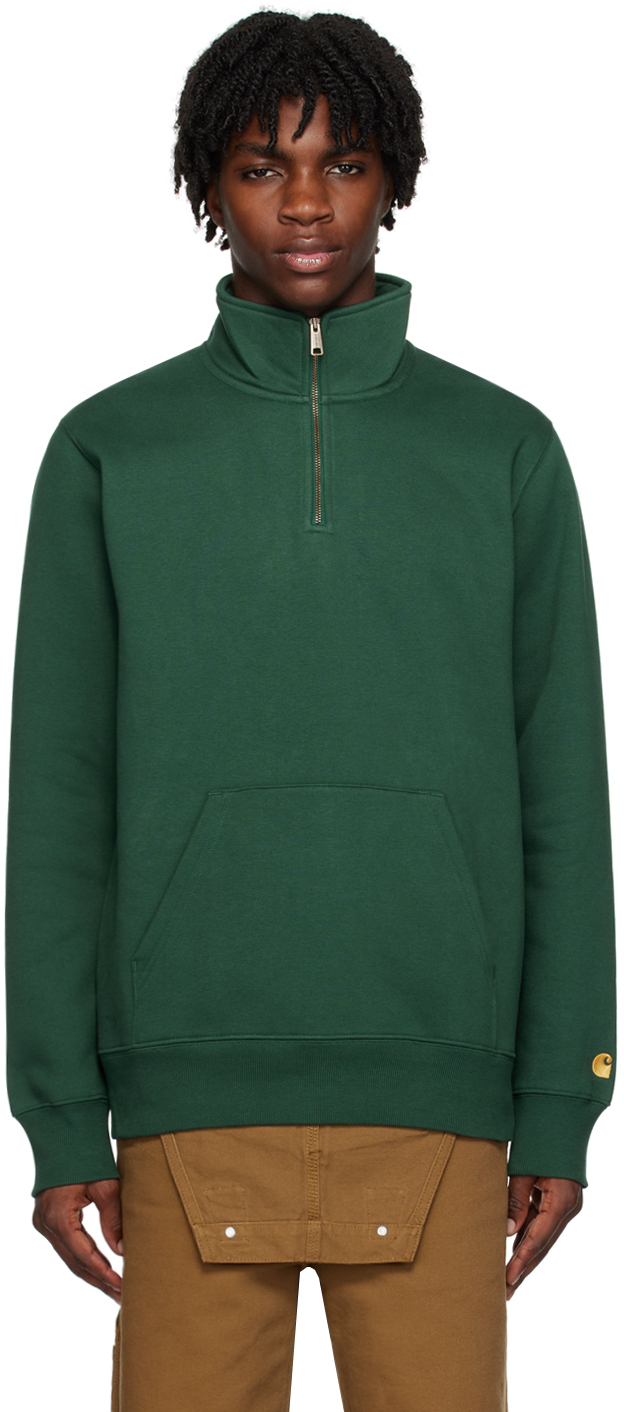 Carhartt Green Chase Sweater In 1nv Discovery Green
