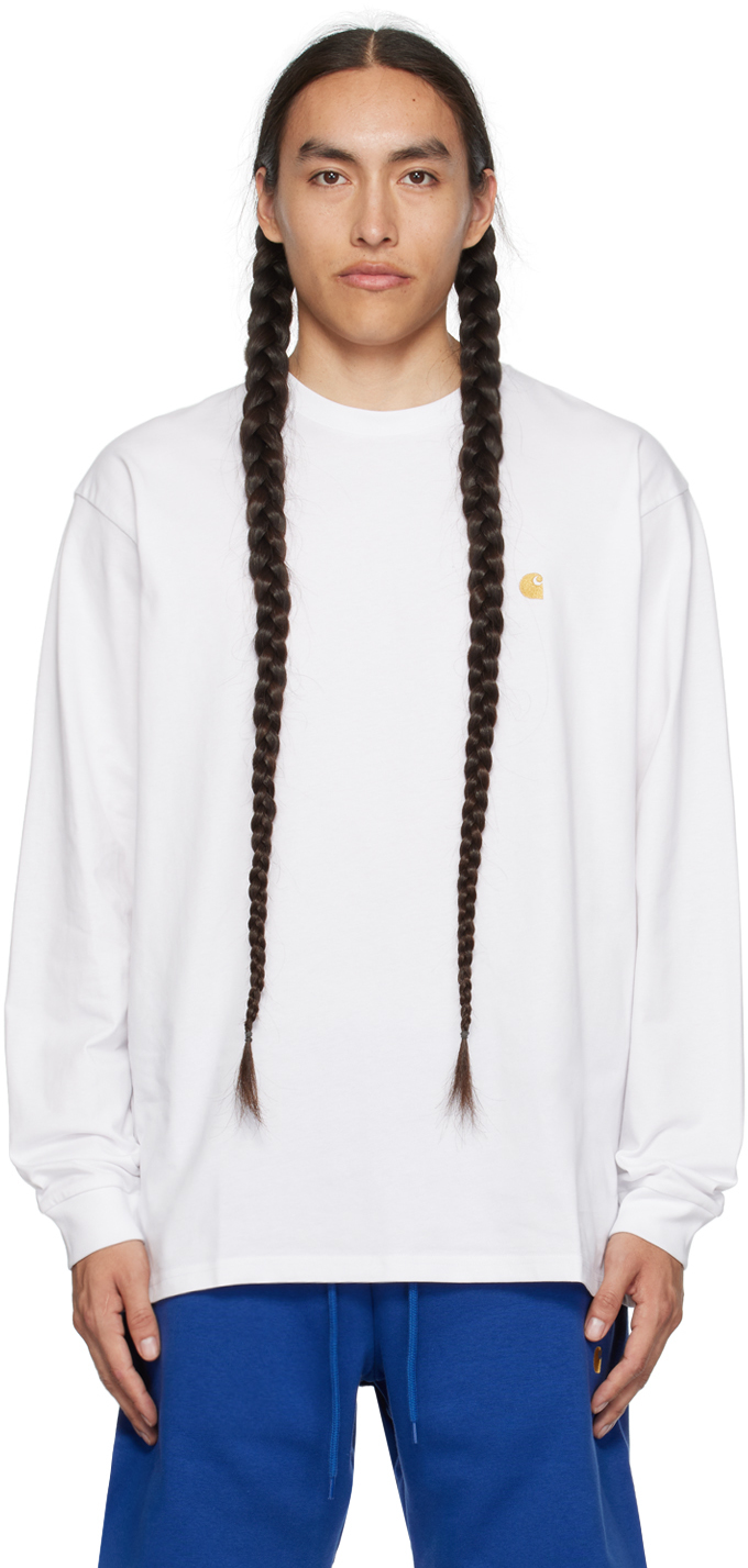 Carhartt L/s Chase T-shirt In White