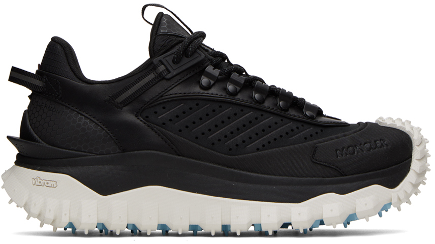 Moncler Black Trailgrip Gtx Trainers In 999 Black
