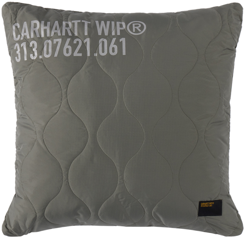 Carhartt Green Tour Quilted Pillow In Teal