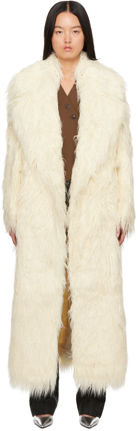 Off-White Nicole Faux-Fur Coat