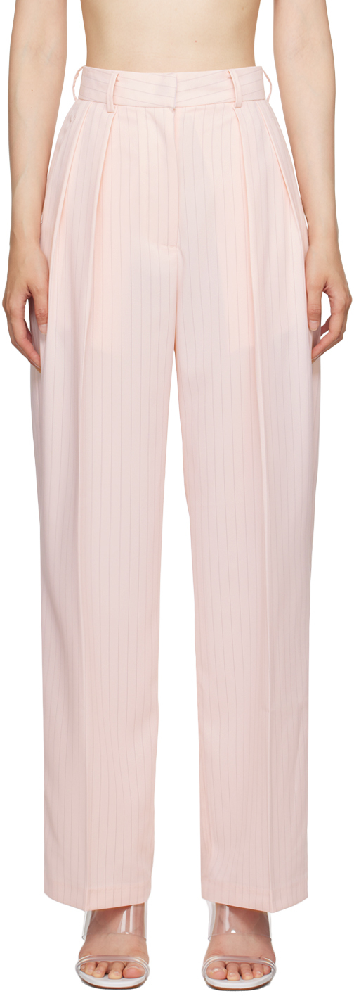 Pink Tansy Fluid Trousers