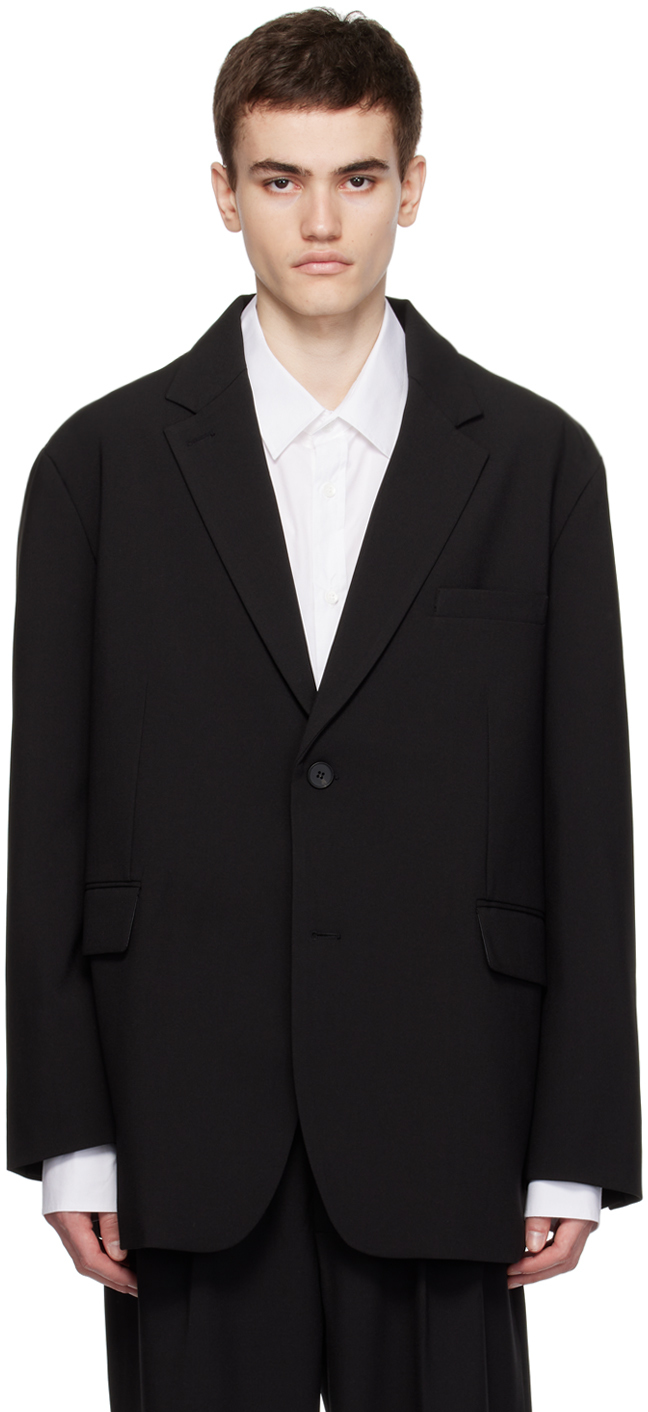 The Frankie Shop: Black Beo Blazer | SSENSE