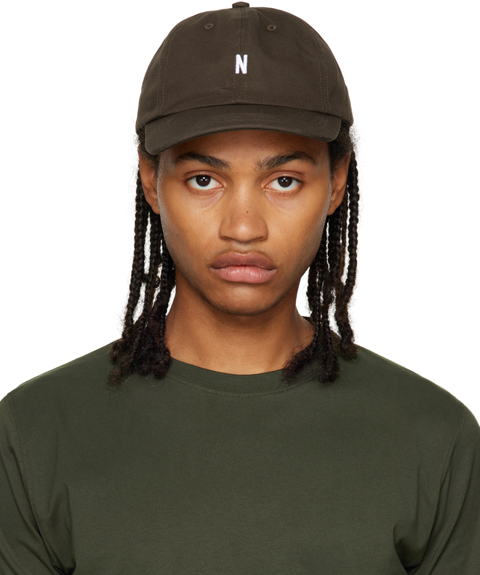 NORSE PROJECTS: Brown Sports Cap | SSENSE UK