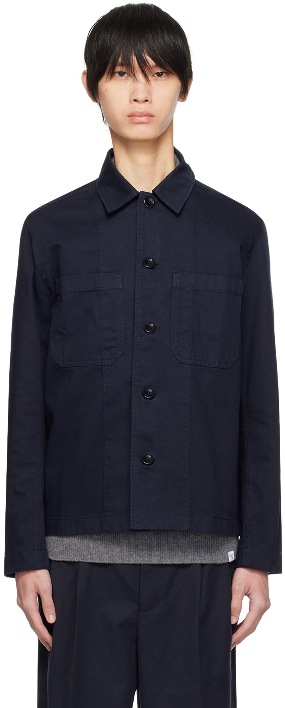 Navy Tyge Jacket by NORSE PROJECTS on Sale