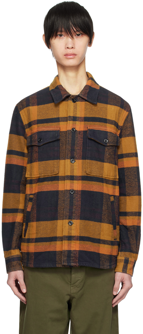 Orange & Navy Julian Shirt