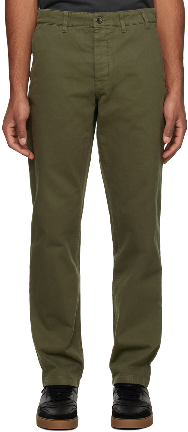 Norse Projects Khaki Aros Heavy Trousers In Beech Green