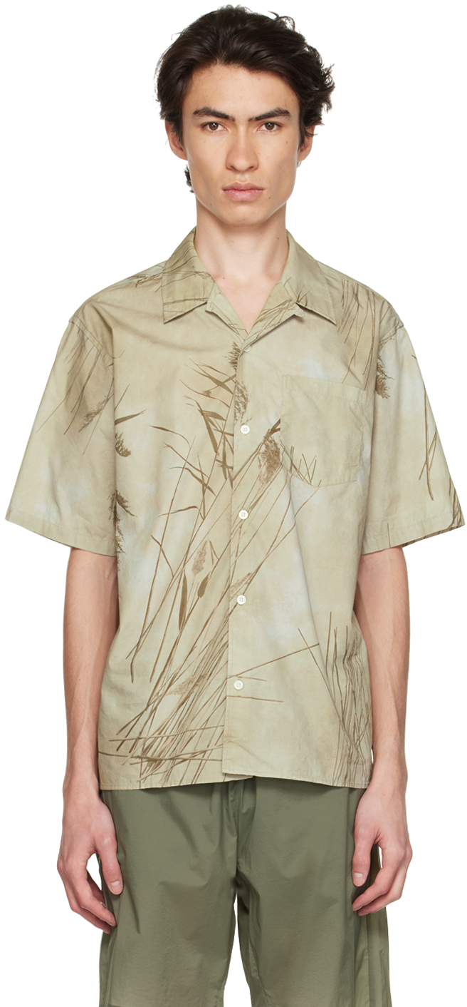 Khaki Carsten Shirt by NORSE PROJECTS on Sale