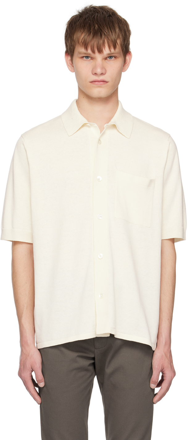 Norse Projects White Rollo Shirt In Kit White