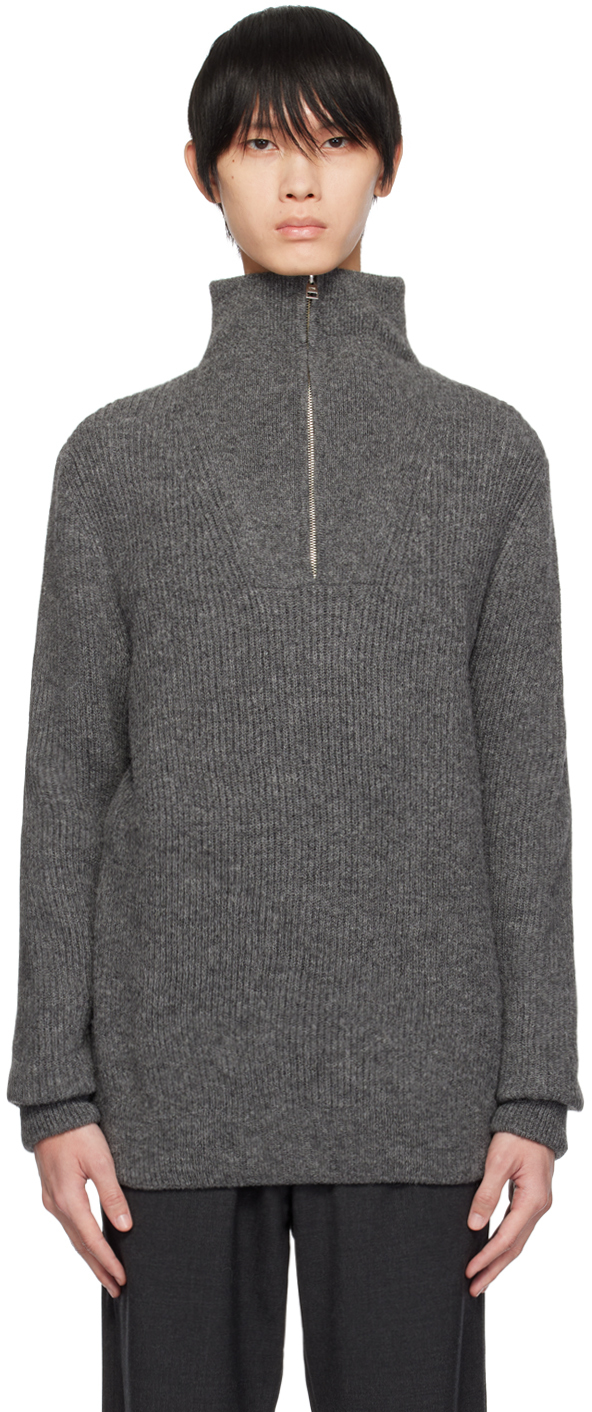 Gray Arild Sweater by NORSE PROJECTS on Sale