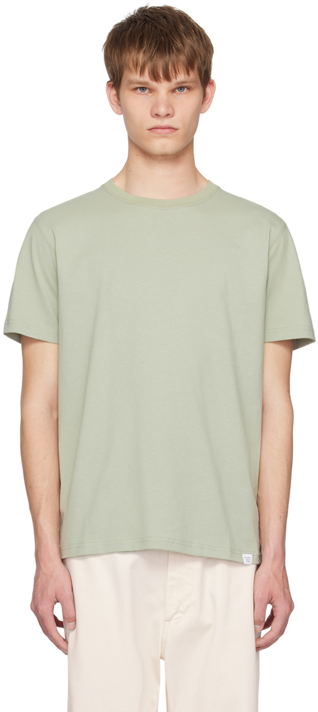 Norse Projects Niels Cotton T-shirt In Light Green