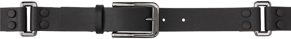 Max Mara Black Pin-buckle Belt In 007 Black