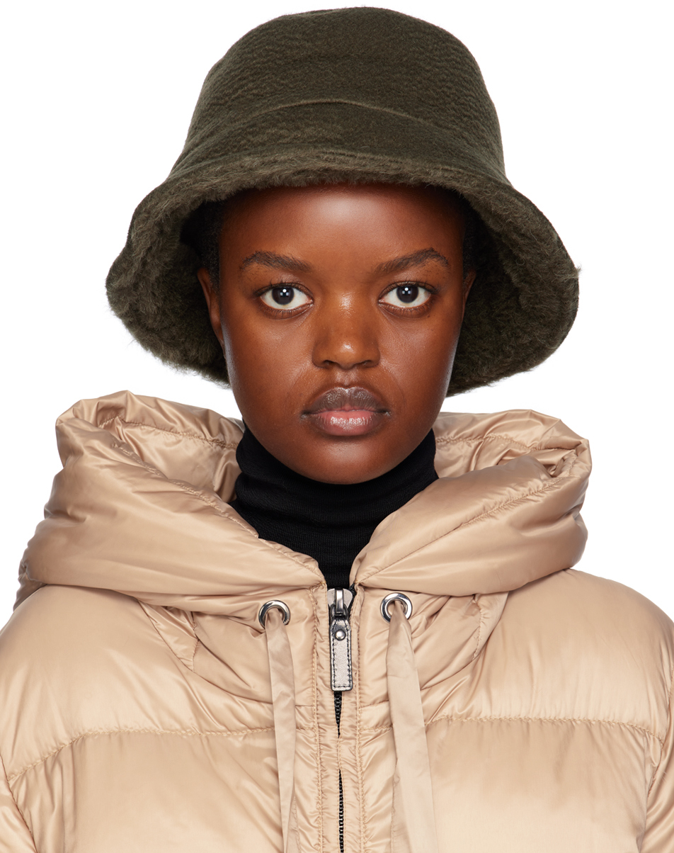 【関税込み】Max Mara リバーシブル カーキ Fiducia ハット Max Maraのリバーシブル カーキ Fiducia ハットがセール中