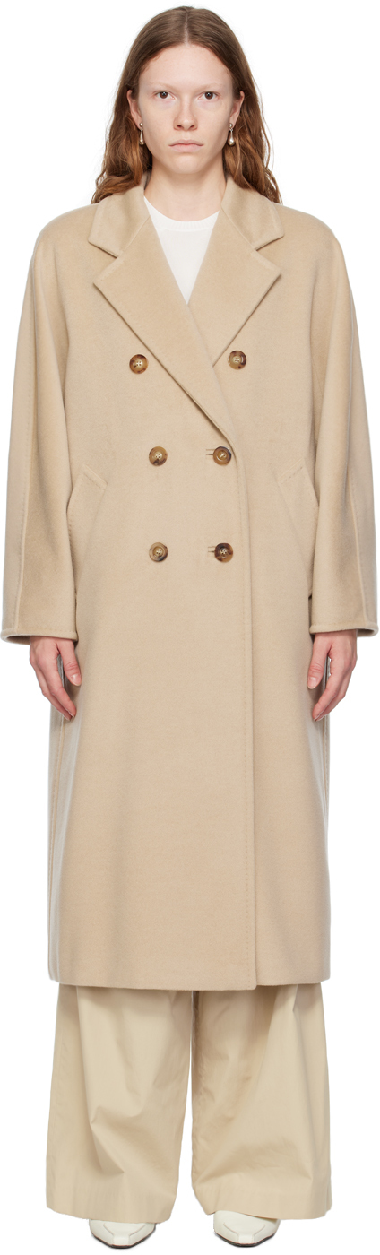 Max Mara: Taupe Madame Coat | SSENSE