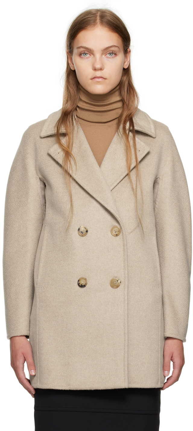 double breasted coat beige, huge discount Save 69% available - www ...