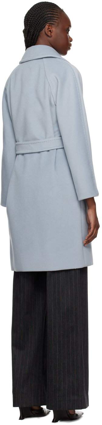 Max Mara 'estella' Virgin Wool And Cashmere Coat In 027 Light Blue