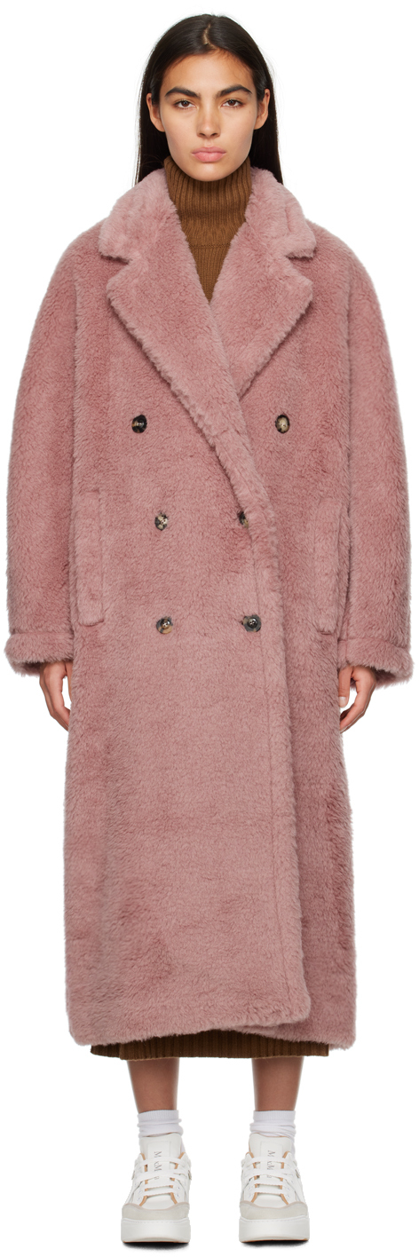 Versace Women's Crocodile-Embossed A-Line Trench Coat