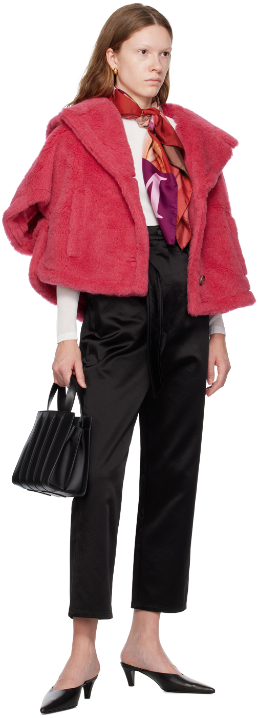Max Mara Pink Cambusa Jacket In 011 Raspberry
